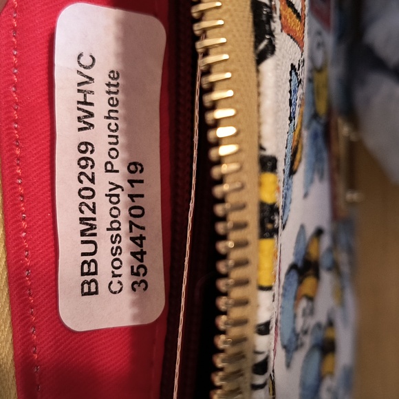 Dooney & Bourke White Bee Print Crossbody Bag - Picture 4 of 6